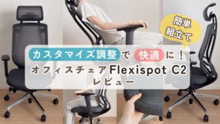 Flexispotのオフィスチェア「C2」を実際に使ってみたのアイキャッチ画像